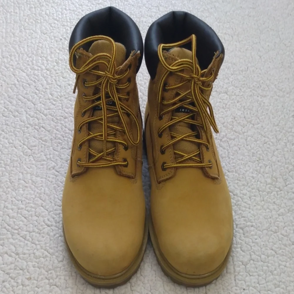 Eddie Bauer Tan Nubuck Leather Boots (Waterproof/Thinsulate Lining) 10.5 M